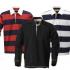 Unisex Lakeport Striped Rugby Shirt